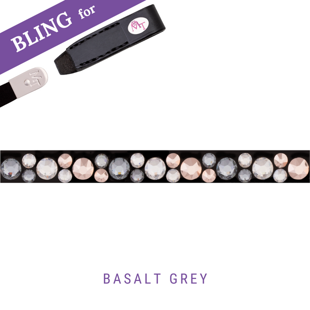 Basalt Grey Stirnband Bling Classic