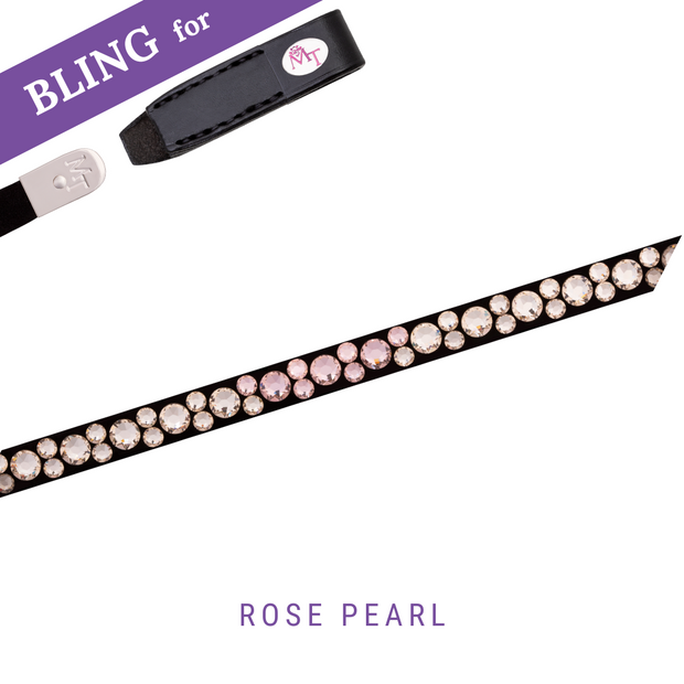 Rose Pearl Stirnband Bling Classic