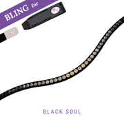 Black Soul Stirnband Bling Swing